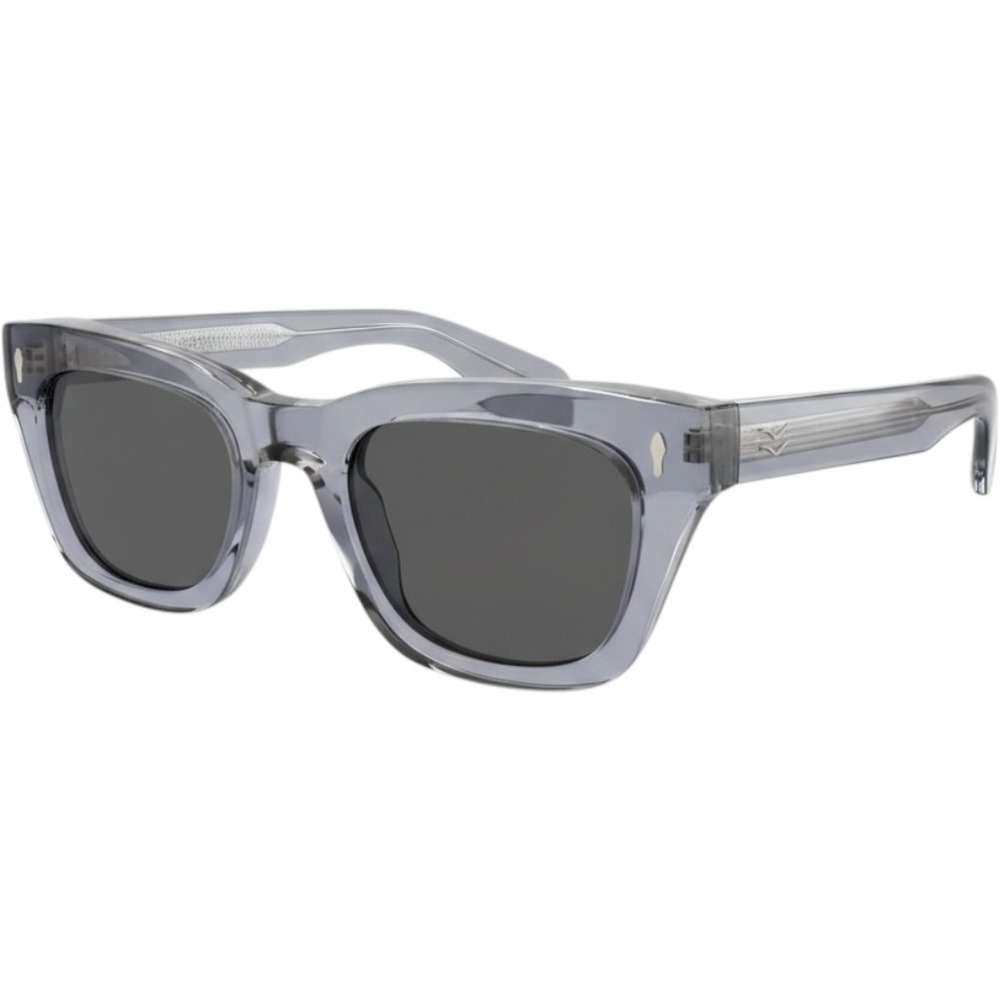 I-SEA Crosby Sunglasses Transparent Smoke Grey Square Frame Handcrafted Chic